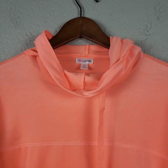 NEW! Flirtitude Active Velvety Sweatshirt Maui Coral Oversized - XS - Picture 2 of 5